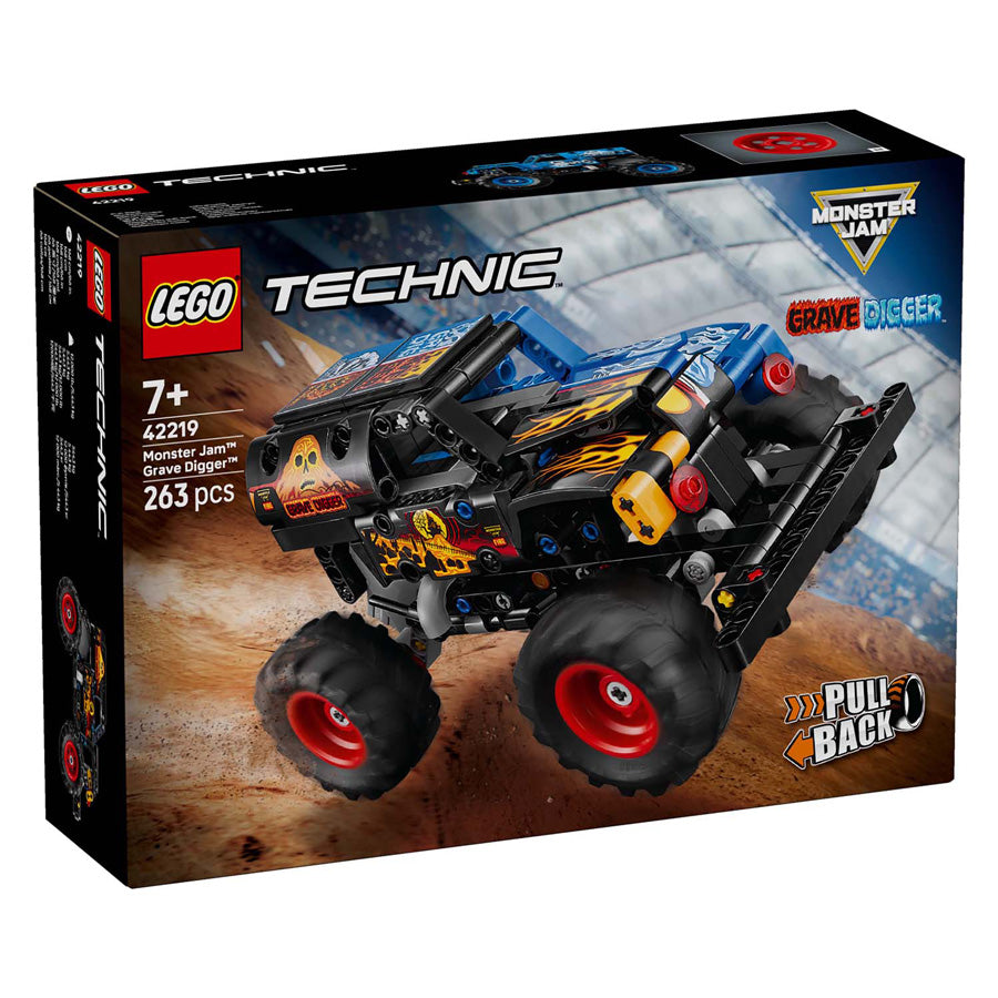 Lego Technic 42219 Monster Jam Grave Digger Fuego y Hielo