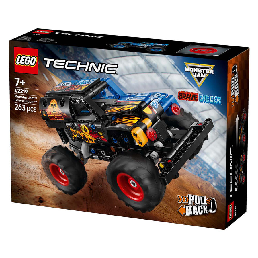 Lego Technic 42219 Monster Jam Grave Digger Fuego y Hielo