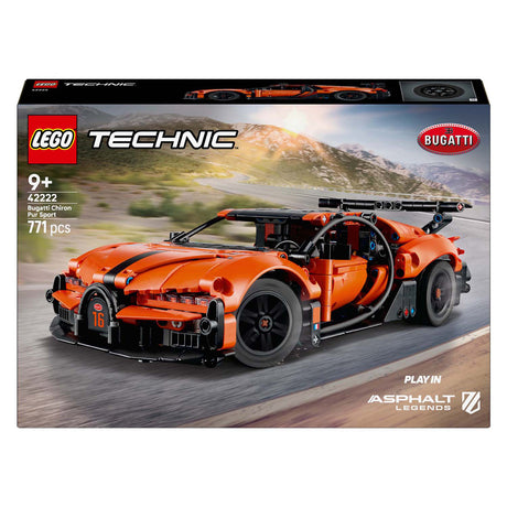 Lego technic 42222 bugatti chiron pur hiperdeportivo deportivo