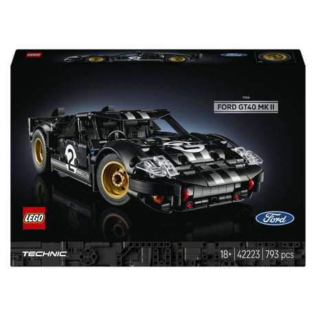 Lego technic 42223 1966 ford gt40 mkii coche de carreras