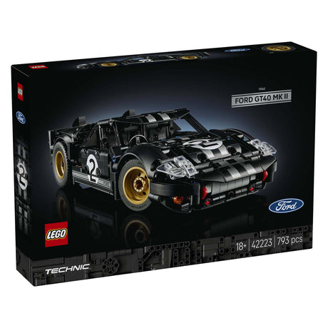 Lego technic 42223 1966 ford gt40 mkii coche de carreras