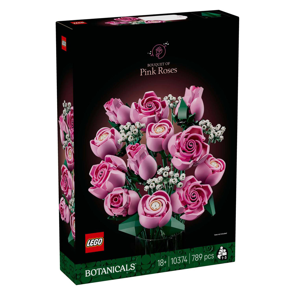 Ramo de rosas rosadas de Lego Botanicals - 10374