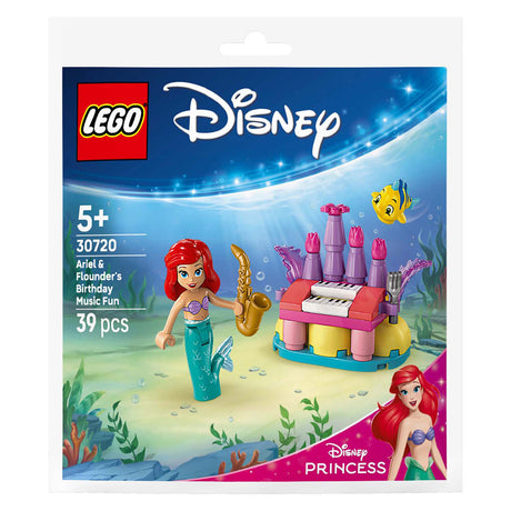 Lego disney princess 30720 música de cumpleaños de ariel y botje