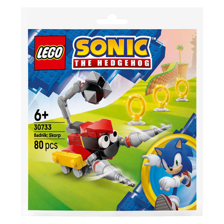 Lego sonic the hedgehog - badnik: juguete de construcción skorp (30733)