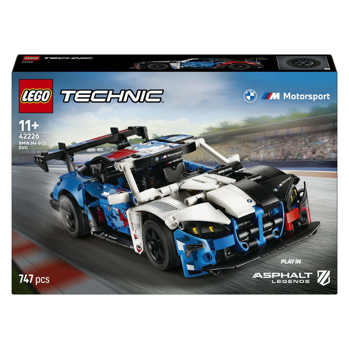 Lego technic 42226 coche de carreras bmw m4 gt3 evo