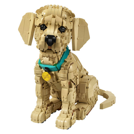 Lego® Icons Cachorro Golden Retriever - Figura decorativa de animal - Juego de construcción para adultos - 11384