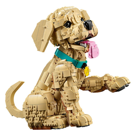 Lego® Icons Cachorro Golden Retriever - Figura decorativa de animal - Juego de construcción para adultos - 11384