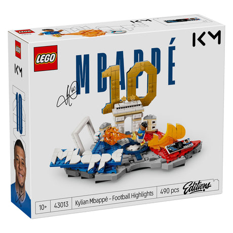Lego ediciones kylian mbappé - aspectos destacados del fútbol juguetes de fútbol para niños - 43013