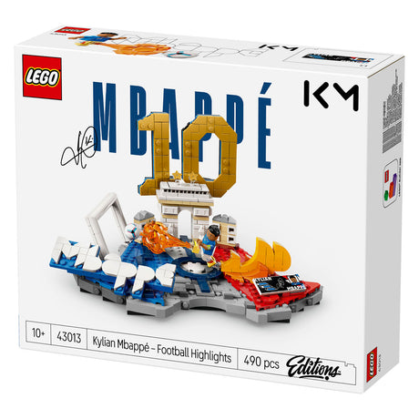 Lego ediciones kylian mbappé - aspectos destacados del fútbol juguetes de fútbol para niños - 43013