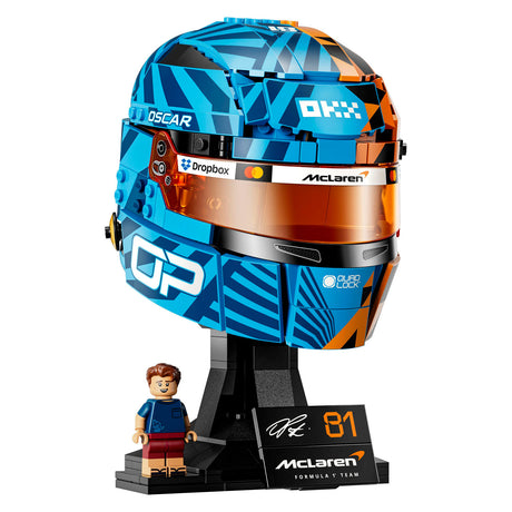 Lego Editions McLaren Mastercard F1 Team Oscar Piastri Kit de construcción de casco para niños 43017