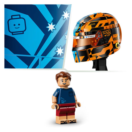 Lego Editions McLaren Mastercard F1 Team Oscar Piastri Kit de construcción de casco para niños 43017