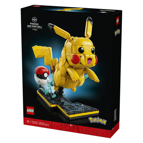Lego Pokémon Pikachu y Pokéball kit de construcción para adulto y decoración del hogar - 72152