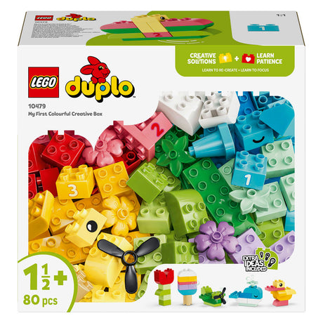 Lego Duplo Classic Colorful Creative Box Kit de construcción con juguetes creativos para niños 10479
