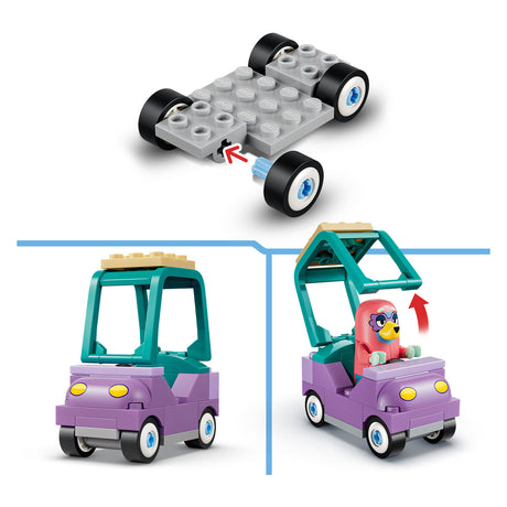 Lego bluey grandmas con bingo y bluey kit de construcción con juguetes para niños 11216