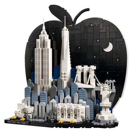 Lego arquitectura ciudad de nueva york – kit de construcción de la gran manzana - 21066