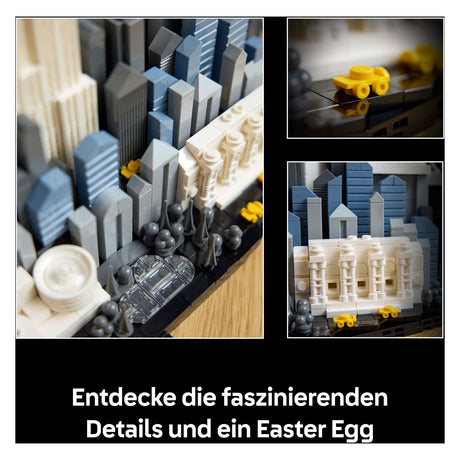 Lego arquitectura ciudad de nueva york – kit de construcción de la gran manzana - 21066