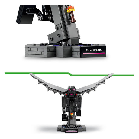 Lego minecraft the ender dragon dragon juguetes para niños y decoración de habitación infantil 21595
