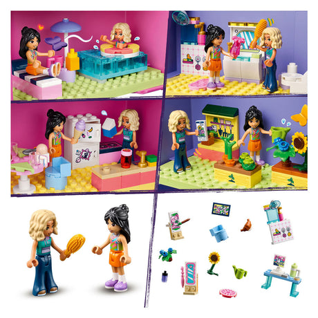 Lego friends-casa de muñecas creativa, maleta, casa de muñecas con muñecas, juguetes para niños, 42697