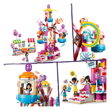 Lego friends noria de dulces y cupcakes juguetes para niños a partir de 7 años 42700