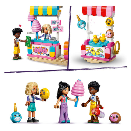 Lego friends noria de dulces y cupcakes juguetes para niños a partir de 7 años 42700