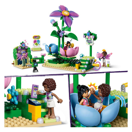 Lego Friends atracción de taza de té giratoria con tema floral, juguete para niños a partir de 7 años 42702