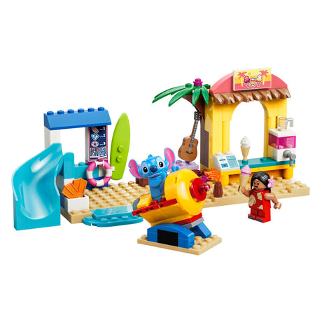 Lego ǀ Diversión en la playa de Disney con Lilo y Stitch, juguetes para construir para niños y decoración 43280