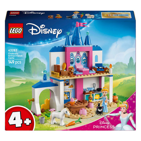 Lego ® ǀ Disney Princess Castillo de Cenicienta con Amigos Animales - Juguetes de construcción para niños con Cenicienta y 4 animales - 43283
