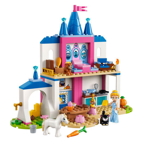 Lego ® ǀ Disney Princess Castillo de Cenicienta con Amigos Animales - Juguetes de construcción para niños con Cenicienta y 4 animales - 43283