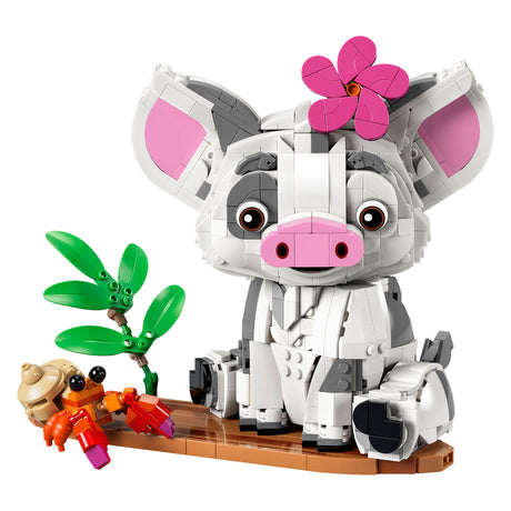 Lego ǀ disney vaiana pua animales para construir, juguetes para niños y decoración 43292
