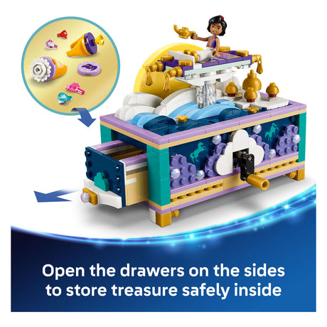 Lego ǀ joyero de princesas disney jazmines juguete para construir para niños 43295