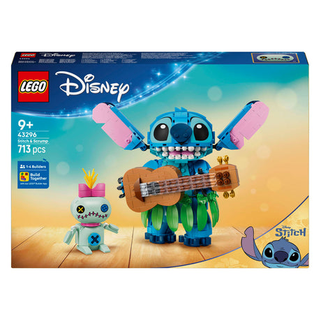 Lego ǀ Disney kit de construcción stitch and scrump para niños y decoración infantil 43296