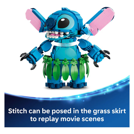 Lego ǀ Disney kit de construcción stitch and scrump para niños y decoración infantil 43296