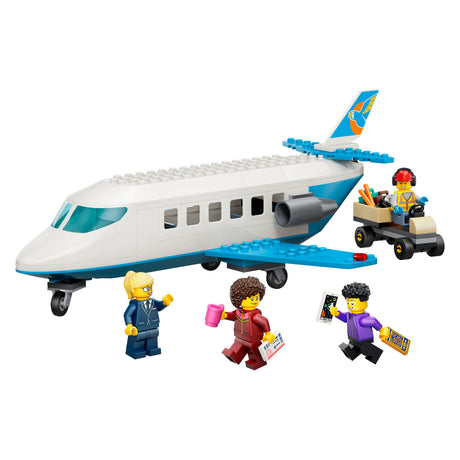 Lego city avión de pasajeros avión de juguete para niños a partir de 4 años 60492