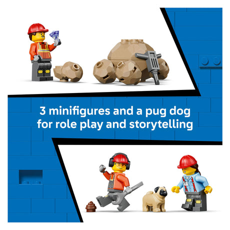 Lego city camión volquete y vehículo de carga frontal, juguetes para niños 60494