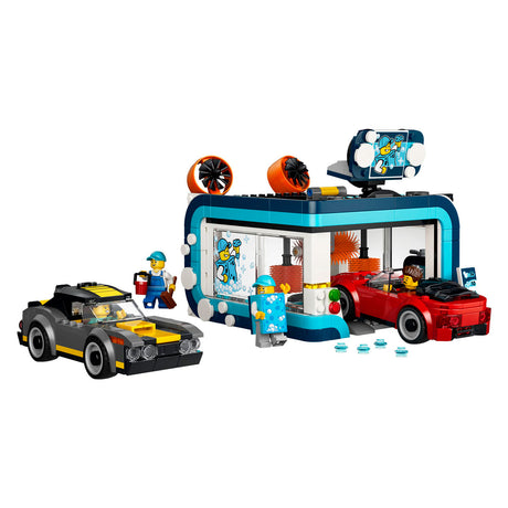 Lego city kit de construcción de coches de lavado de coches para niños a partir de 6 años 60497