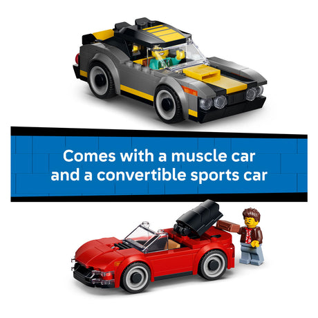 Lego city kit de construcción de coches de lavado de coches para niños a partir de 6 años 60497
