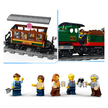 Tren de vapor vintage Lego City, juguete para niños a partir de 7 años - 60511