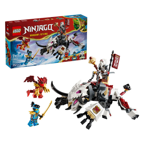Lego ninjago 71863 zilvar y grimtak la bestia dragón