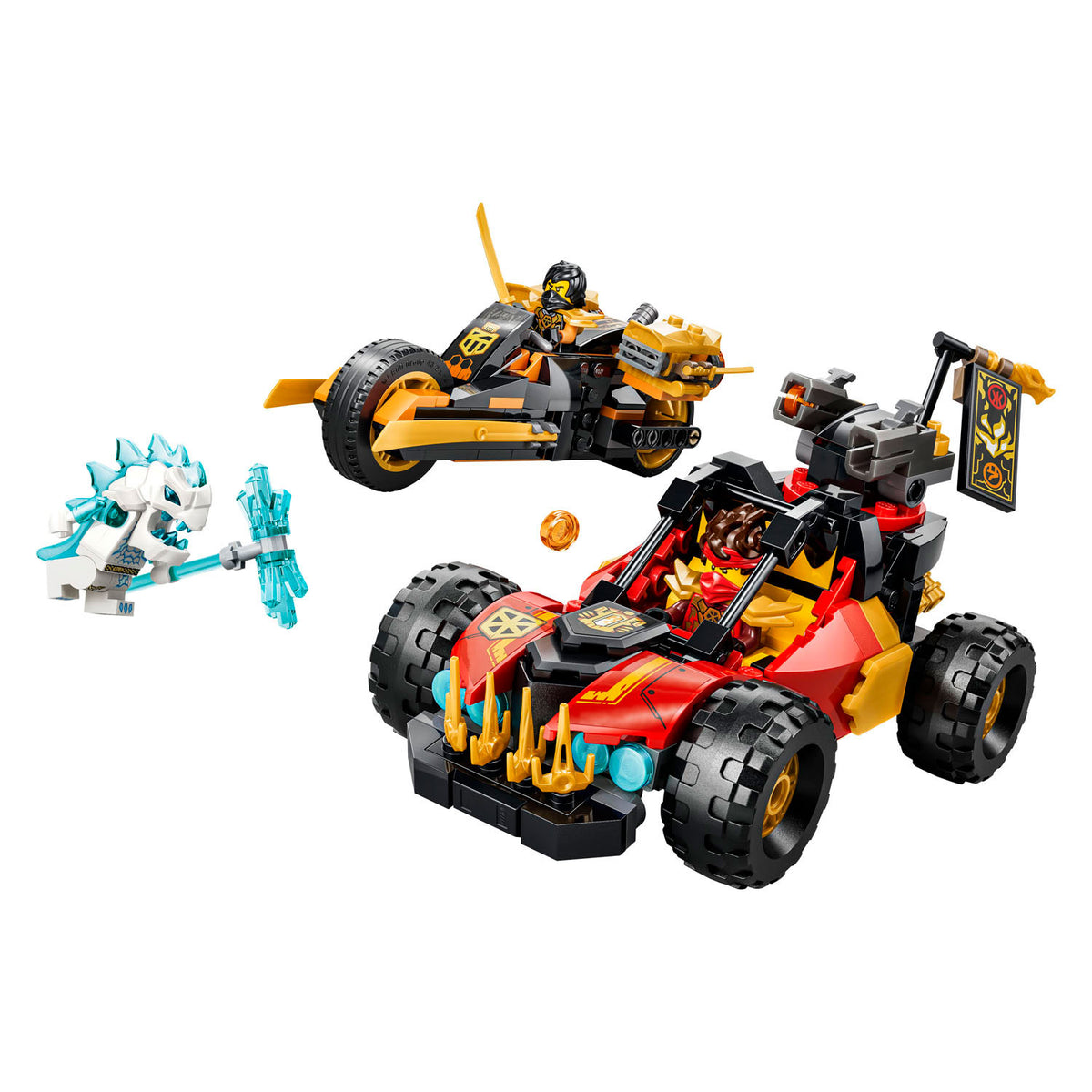 Lego ninjago 71864 vehículos combinados de kai y cole