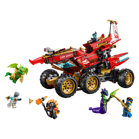 Lego ninjago land bounty kit de construcción con camión de juguete para niños 71869