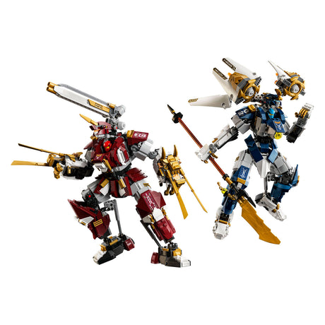 Lego ninjago el kit de construcción de dos robots imponentes para niños con figuras de acción 71870