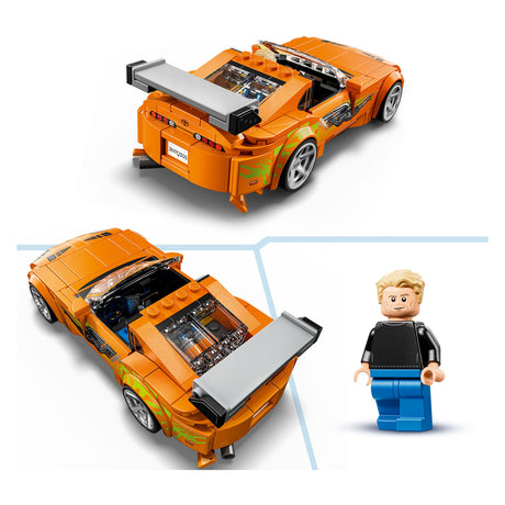 Lego speed campeones el rápido y furioso toyota supra mk4 coche de juguete para niños 77260
