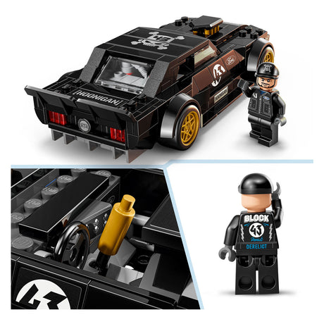 Lego Speed Champions Ken Blocks '65 Ford Mustang Hoonicorn V1 Kit de construcción de automóviles para niños 77262