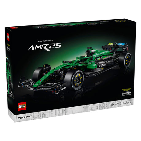 Lego technic aston martin aramco amr25 f1 kit de construcción de coche para adultos con modelo de coche 42240
