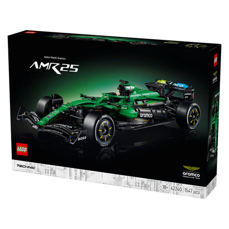 Lego technic aston martin aramco amr25 f1 kit de construcción de coche para adultos con modelo de coche 42240