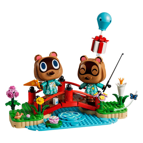 Lego animal crossing dagje vrij met timmy en tommy game speelgoed voor kinderen 77059