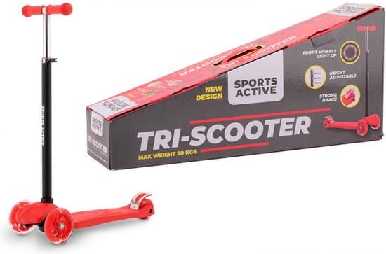 Cilgro sports active tri scooter urbano rojo