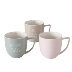 Boltze home taza jumbo selfie 400ml 13x10x10cm 3 surtidos apto para lavavajillas