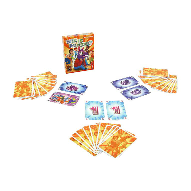 999games 999 juegos: ¿quién es el burro? - juego de cartas - juego de cartas sencillo para toda la familia - juego de mesa - pequeño regalo