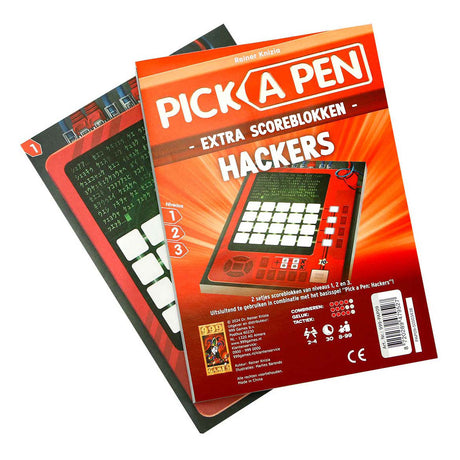 999games 999 juegos elige un bolígrafo, blocs de puntuación para hackers, 2 unidades.